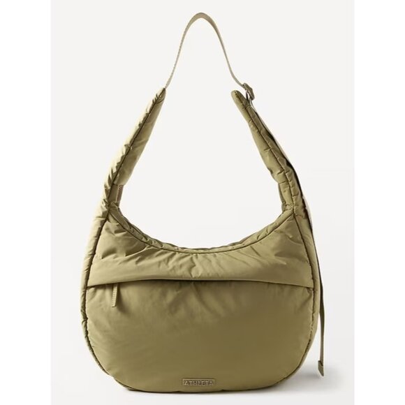 Athleta Sage Green Hobo Bag NWT - Picture 1 of 6